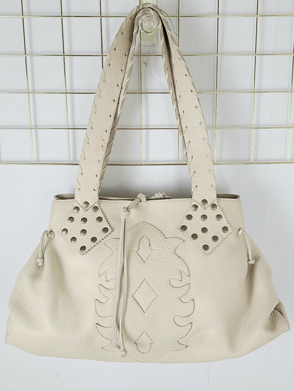 Carla Mancini Whipstich Vintage Shoulder Bag